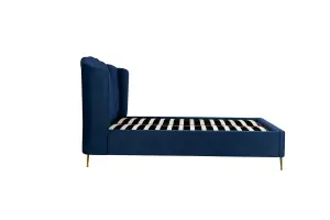 Birlea Lottie Double Ottoman Bed Midnight Blue