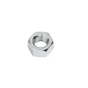 Securpak Zinc Plated Hex Nuts (Pack of 10) Silver (10mm)