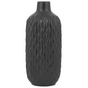 Decorative Vase EMAR Ceramic Black