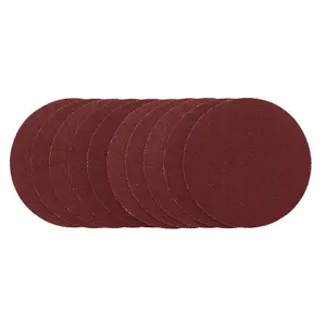 Draper  Sanding Discs, 125mm, Hook & Loop, 80G (Pack of 10) 02694