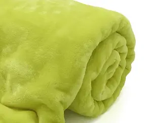 Kampala Hill Mink Blanket/Throw Green 200 x 240cm