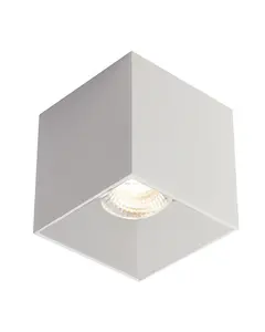 Luminosa Town Surface Mounted Ceiling Lamp, White, GU10