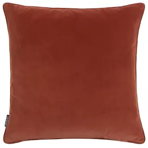 Paoletti Tayanna Metallic Velvet Piped Feather Filled Cushion