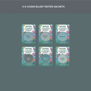 Rust-Oleum Mid Blue Satin Garden Paint Tester Samples - 10ml