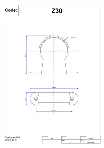 McAlpine Z30 2" Surefit Pipe Clip