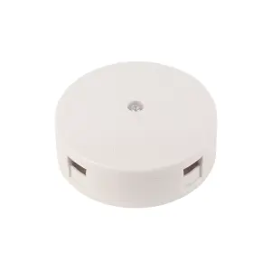 White 30A 1 way 3-terminal Junction box