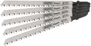 Draper  DT301CD Jigsaw Blade Set, 115mm (5 Piece) 81728