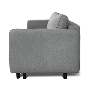 Bruno 3 Seater Sofa Bed with Storage - Grey (Lumos08)