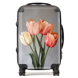 Spring Tulips Suitcase - Cabin