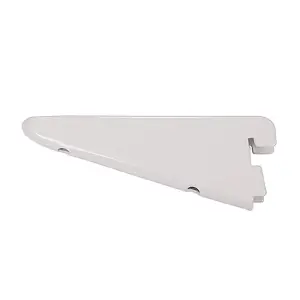 Timco - Twin Slot Shelf Bracket - White (Size 120mm - 1 Each)