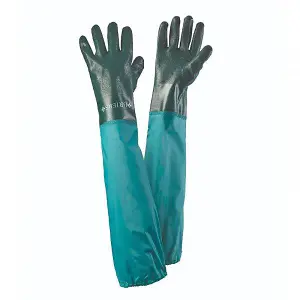 Briers Long Full Length Drain Pond Tank Garden Gloves Waterproof Cleaning