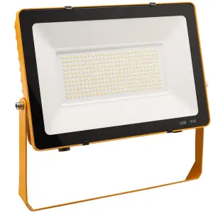 150W LED 110V Floodlight Slim - Site Lighting 4000K IP65 Rated with Integrated LEDs