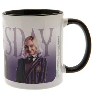 Wednesday Inner Two Tone Mug Black/Grey/Purple (One Size)