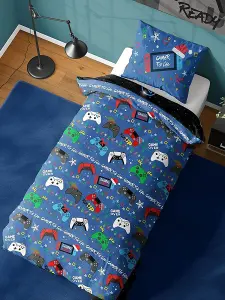 Gamer For Life Christmas Single Duvet Cover Set