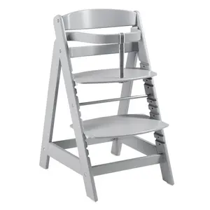 Sit Up High Chair Grey/Brown/Blue