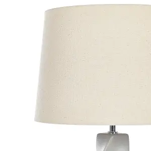 Ceramic Table Lamp Grey BELAYA