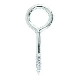 Timco - Screw Eyes - Zinc (Size 40mm - 10 Pieces)