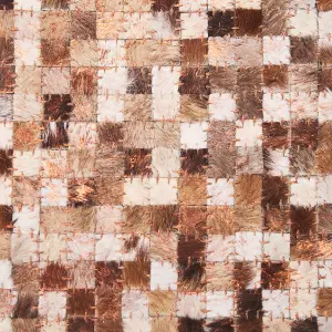 Cowhide Area Rug Brown 160 x 230 cm TORUL