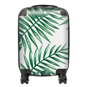 Watercolour Tropical Leaves Suitcase - Mini Cabin