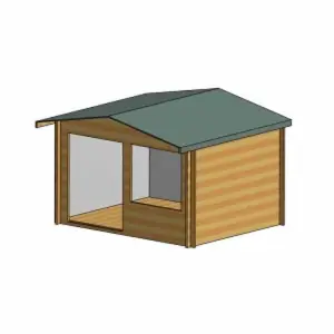 Hale 28 mm Log Cabin 12 x 12 Feet