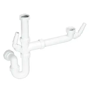 McAlpine SK1A Standard Bowl and a Half Plumbing Kit with 2 Nozzles