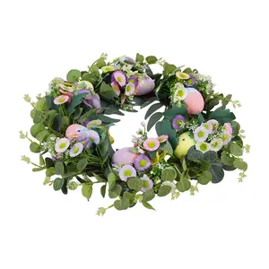 Faux Daisy 45cm Wreath