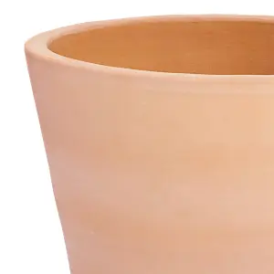 Verve Matt White washed White washed Terracotta Plant pot (Dia) 35cm, (H)33cm, 28L