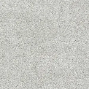 Silver Shaggy ,Modern Plain Rug for Dining Room-80cm X 150cm