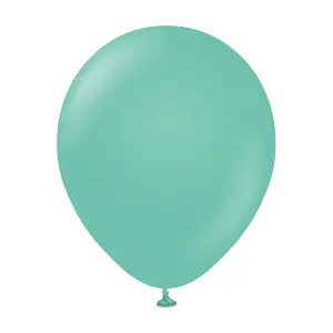 Kalisan Standard Latex Plain Balloons (Pack of 2) Sea Green (One Size)