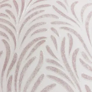 Muriva BLush Floral Mica effect Embossed Wallpaper