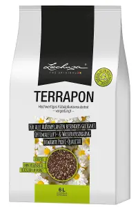 LECHUZA TERRAPON Peat-Free Soil for Outdoor Plants Organic Perlite Potting Compost for Indoor Plants 6 Liter