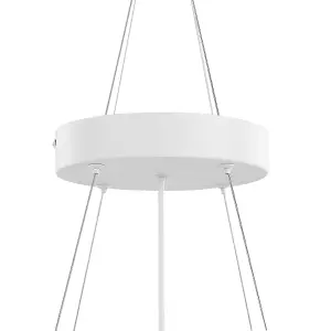 Metal LED Pendant Lamp White BALILI