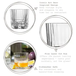 Bormioli Rocco - America '20s Whisky Glasses - 300ml - Clear - Pack of 6