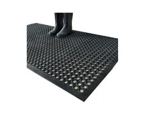 Anti Slip Heavy Duty Rubber Industrial Commercial Mat  4' x 3'