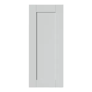 GoodHome Ashmead Matt dove grey Shaker Highline Cabinet door (W)300mm (H)715mm (T)16mm