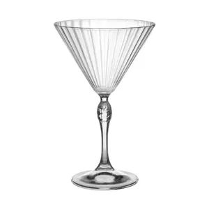 Bormioli Rocco - America '20s Martini Glasses - 250ml - Clear - Pack of 6