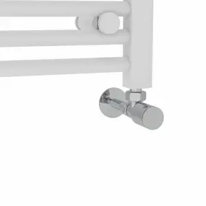 Rinse Straight Bathroom Heated Towel Rail Ladder Radiator White 800x600mm