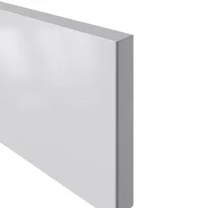 GoodHome Stevia Gloss grey slab Standard Appliance Filler panel (H)115mm (W)597mm