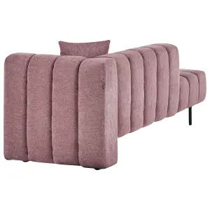 Right Hand Chaise Lounge Pink LANNILS