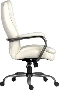 Goliath Heavy Duty Executive Chair White suitable for 27 stone user weight