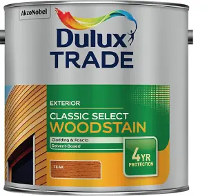 Dulux Trade Classic Select Woodstain Paint - Teak - 2.5L