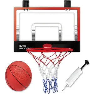 Mini Basketball Hoop Net Indoor Over the Door Backboard With Ball Pump Game Set