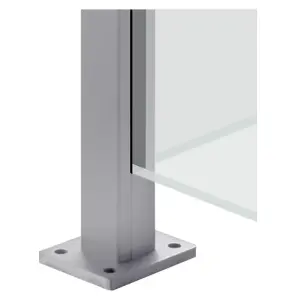 Aluminium Balustrade Corner Post (1100mm High)