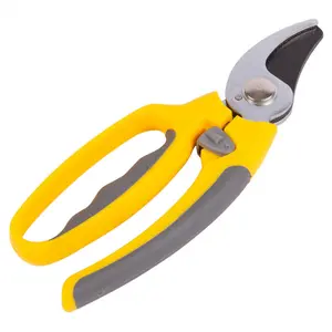 Green Blade - Deluxe Carbon Steel Secateurs - Yellow