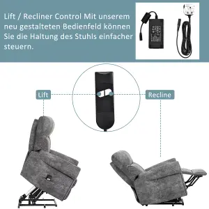 Silent Motor Power Lift Recliner Chair for Living Room/Bedroom