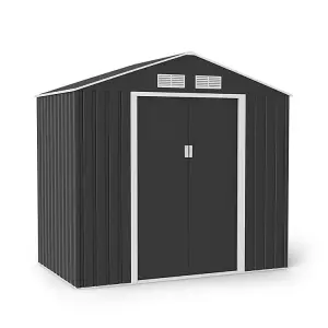 BillyOh Portland Apex Metal Shed Including Foundation Kit - 7 x 4