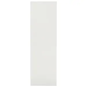 Berkfield Book Cabinet White 98x30x98 cm Engineered Wood