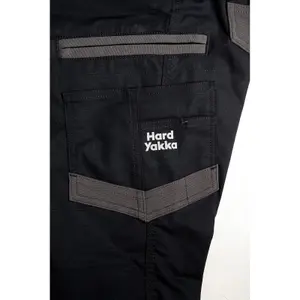 Hard Yakka - Raptor Cuffed Pant - Black - Trousers