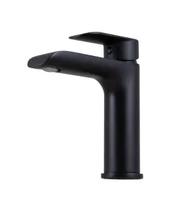 Hommix Rubineta Ultra-18-N Black Basin Tap