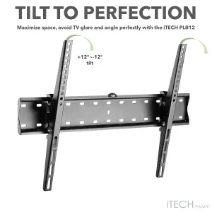 iTech Mount 37" to 80" Tilt TV Wall Mount Bracket